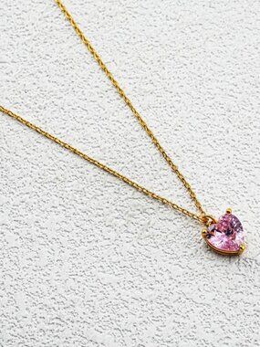 Kate Spade Crystal Heart Necklace